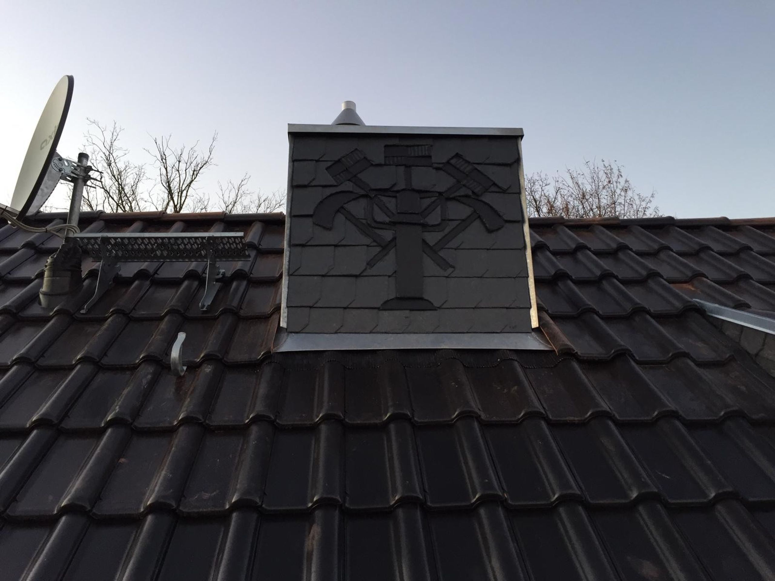 Schieferfassaden und Ornamente