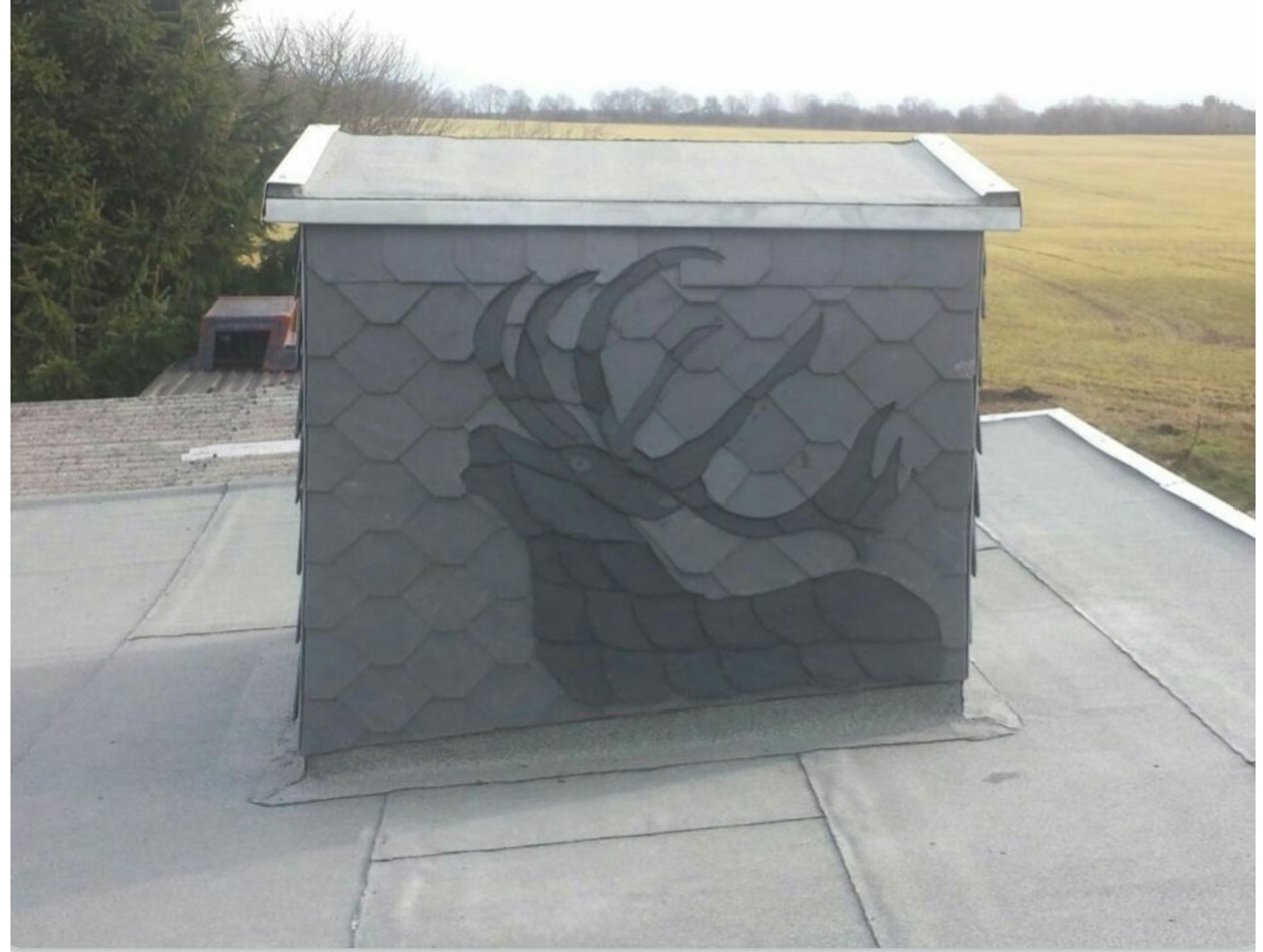 Schieferfassaden und Ornamente