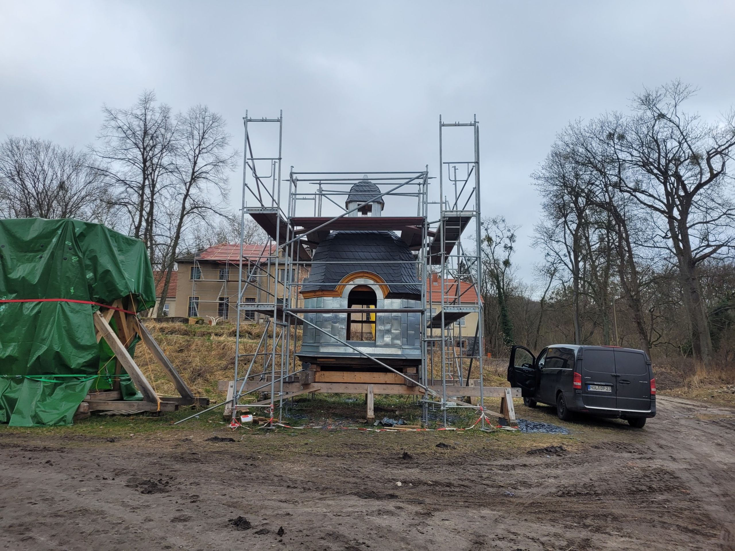 Schieferfassaden und Ornamente