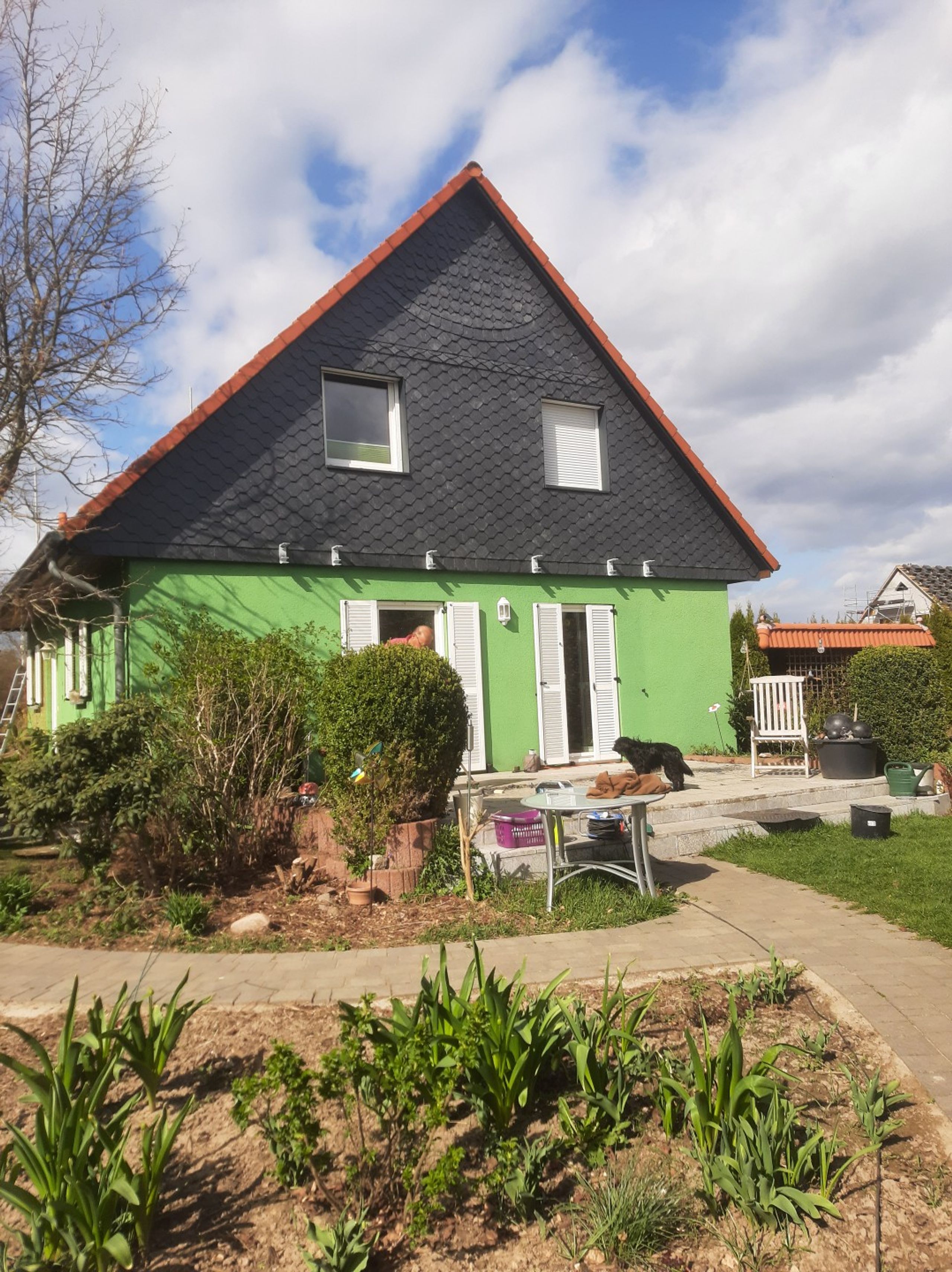 Schieferfassaden und Ornamente