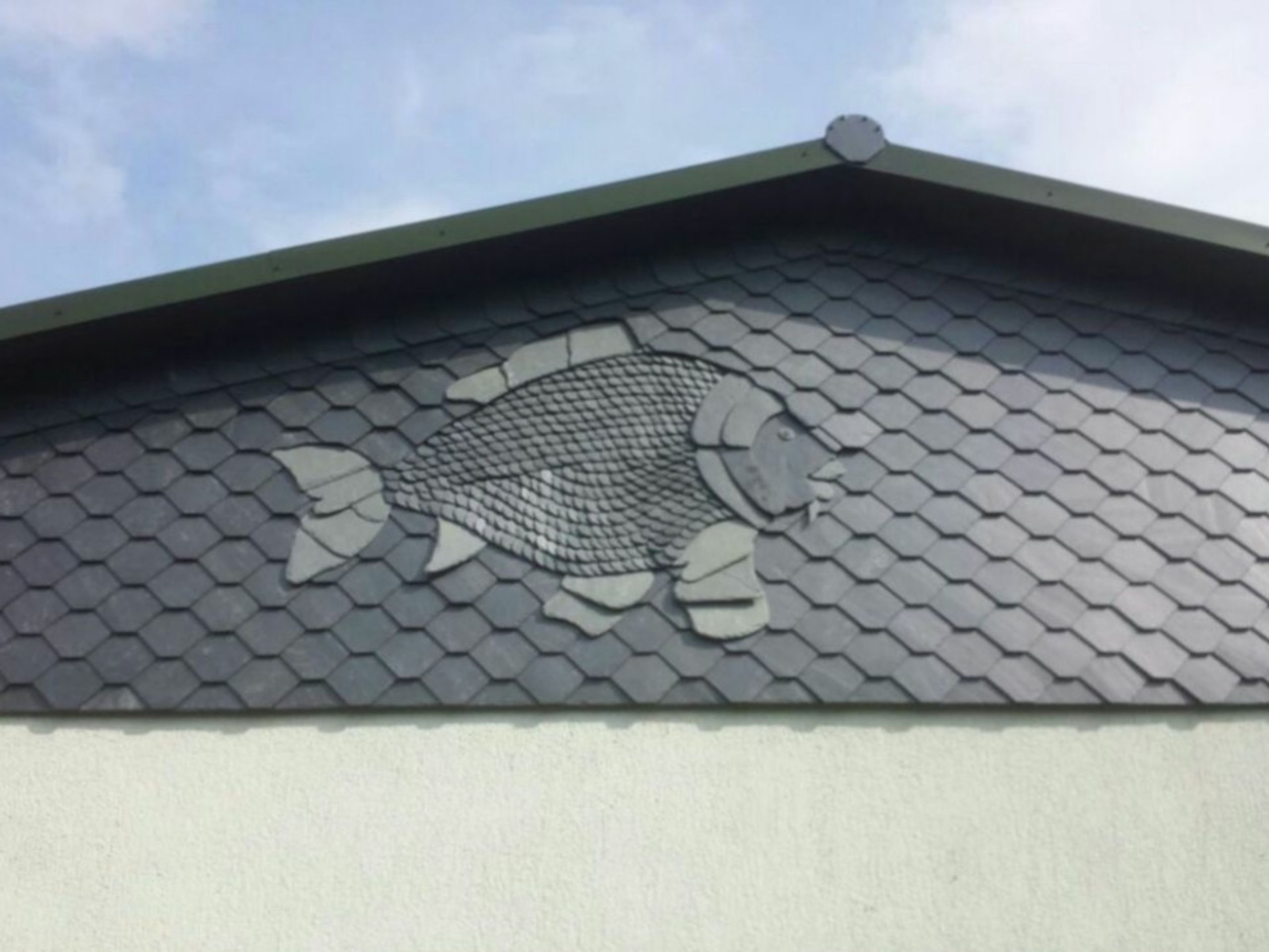 Schieferfassaden und Ornamente