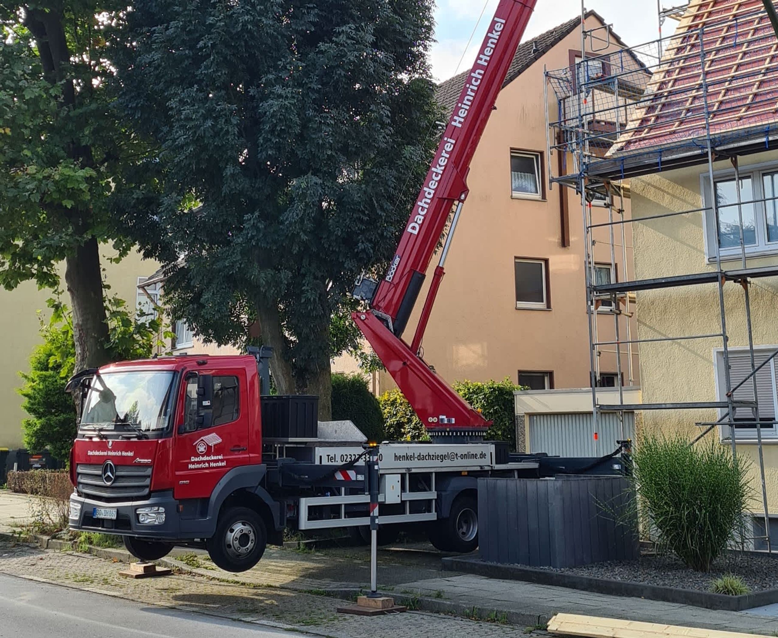 Kran Einsatz und Vermietung