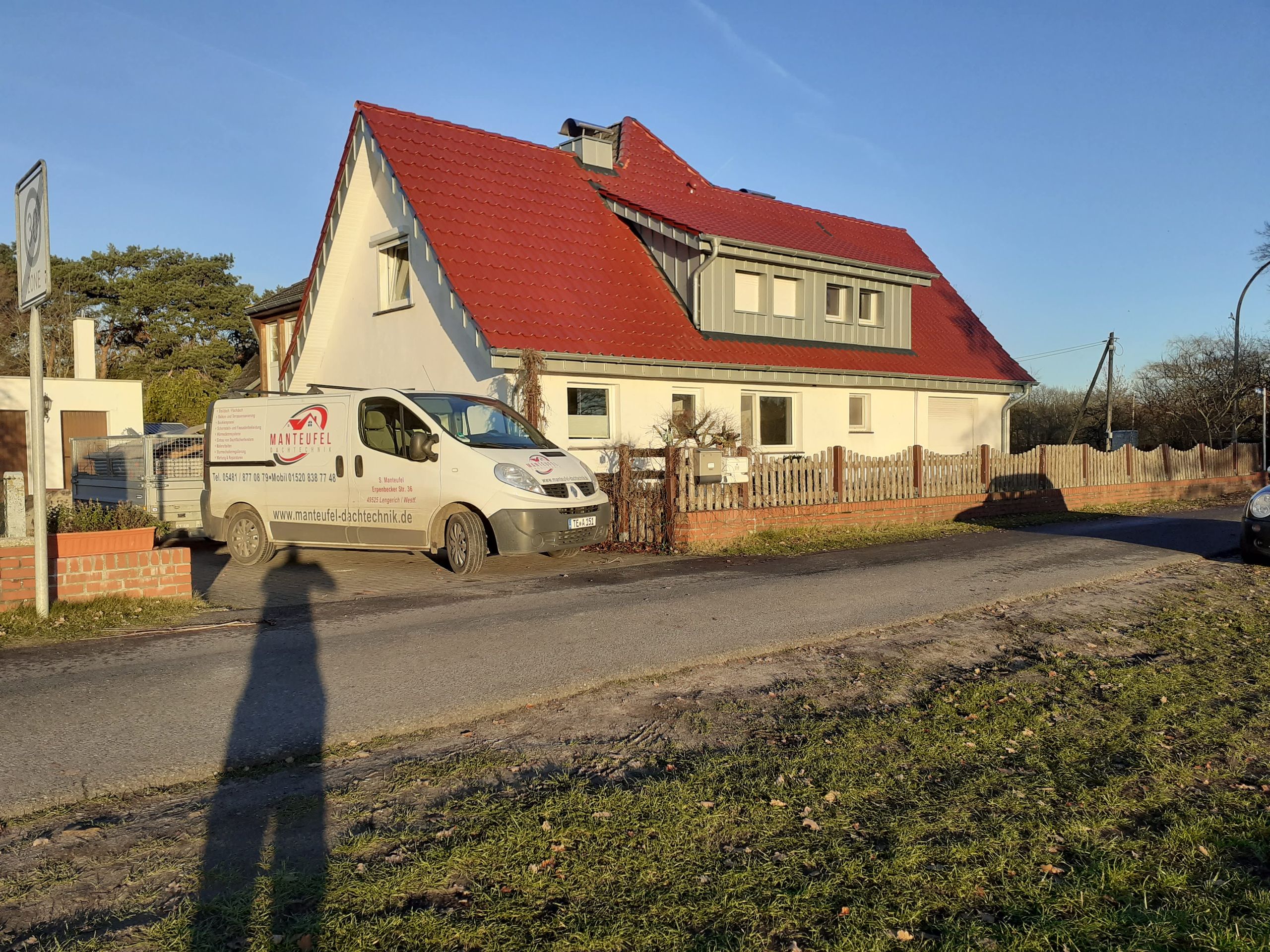Dachsanierung mit großer Hilfe in Lengerich