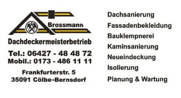 Dachdeckermeisterbetrieb Brossmann